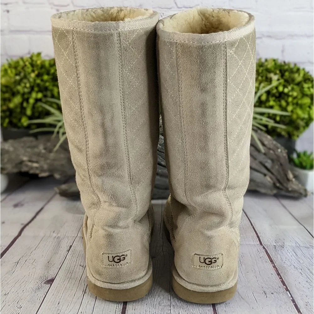 UGG Classic Tall Quilted Sheepskin Winter Boots
